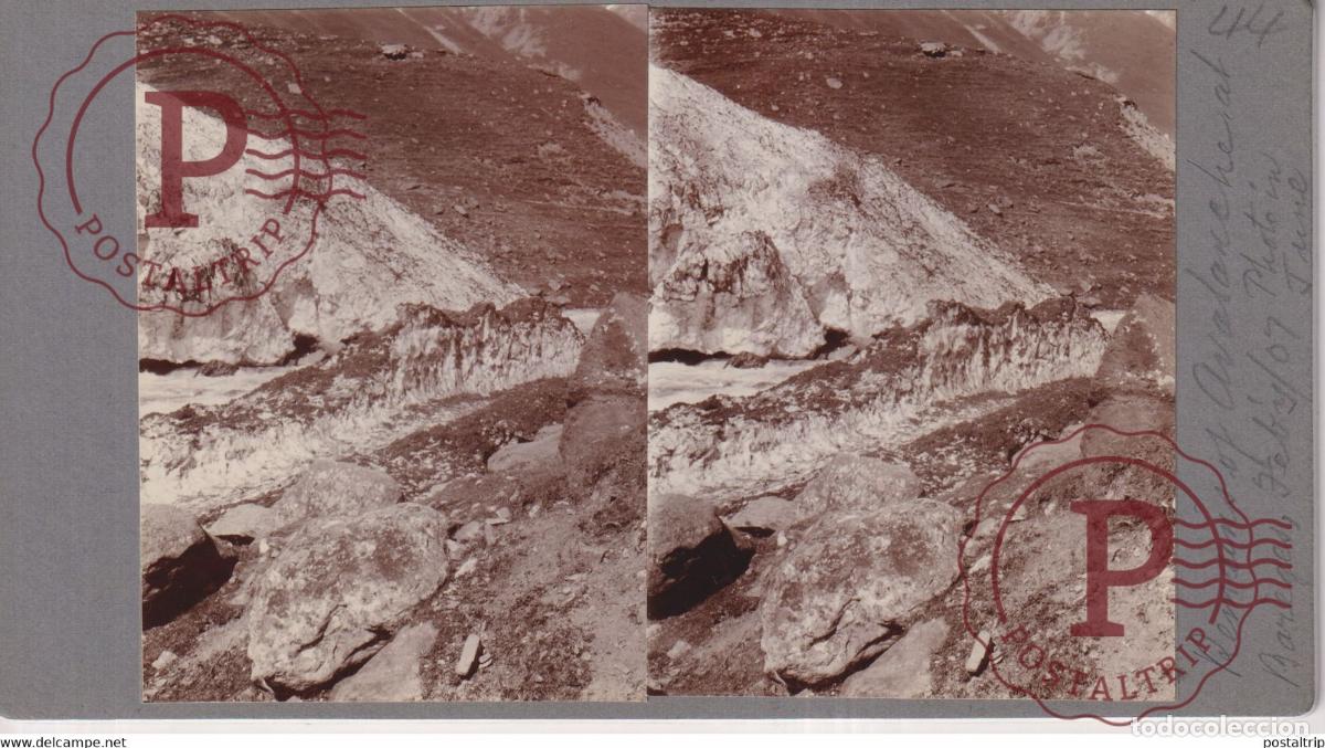 Alte Fotografie: 65 BAREGES Hautes Pyr&eacute;n&eacute;es FRANCE +-17*9CM ESTEREOSCOPICA STEREOSCOPIC francestereo
