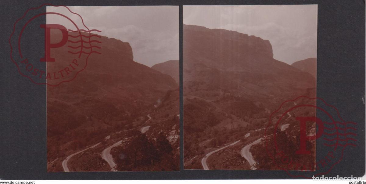 Antique Photography: Col de Rousset 26 Dr&ocirc;me FRANCE +-17*9CM ESTEREOSCOPICA STEREOSCOPIC francestereo