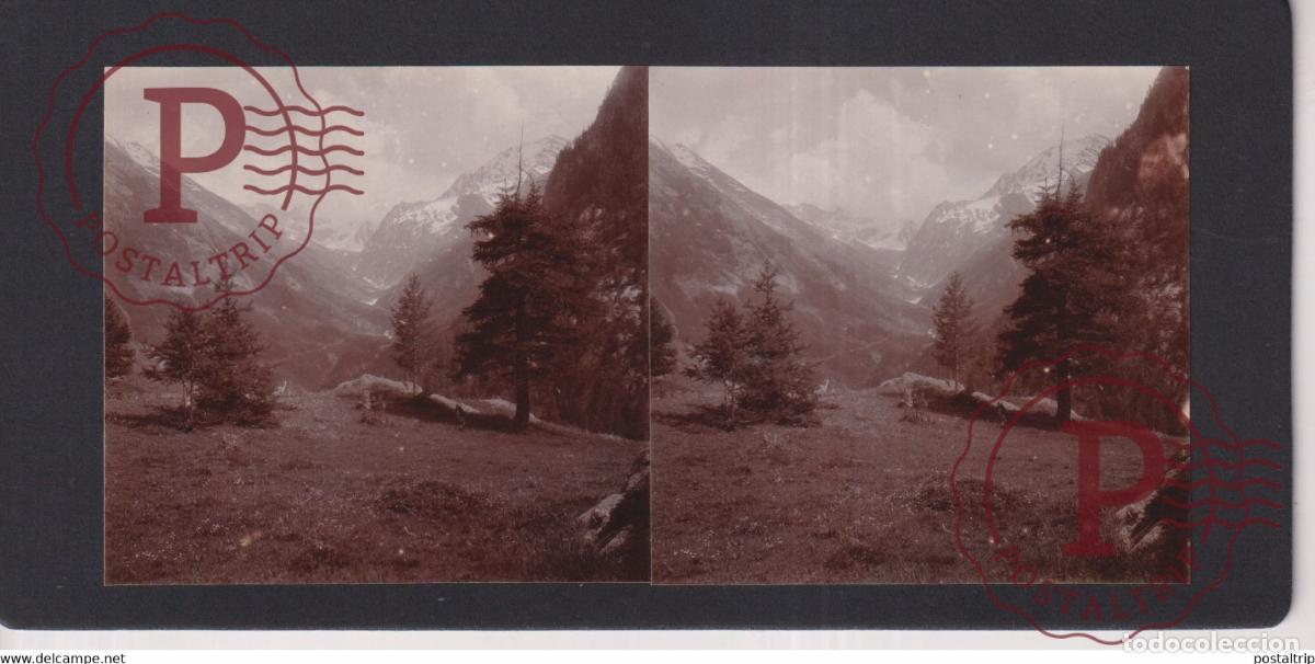 Antique Photography: 05 Hautes Alpes FRANCE +-17*9CM ESTEREOSCOPICA STEREOSCOPIC francestereo
