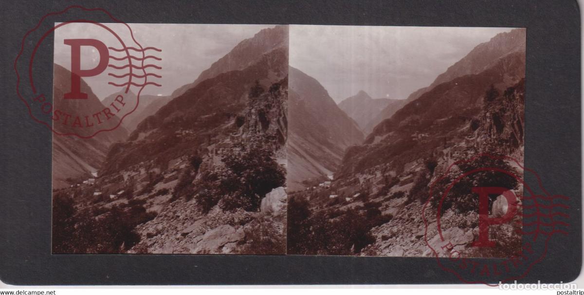Antique Photography: 05 Hautes Alpes FRANCE +-17*9CM ESTEREOSCOPICA STEREOSCOPIC francestereo