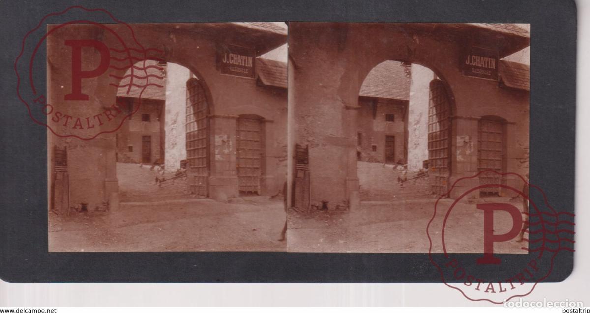 Fotograf&iacute;a antigua: 38 Is&egrave;re Grenoble J CHATIN USINE +-17*9CM ESTEREOSCOPICA STEREOSCOPIC francestereo