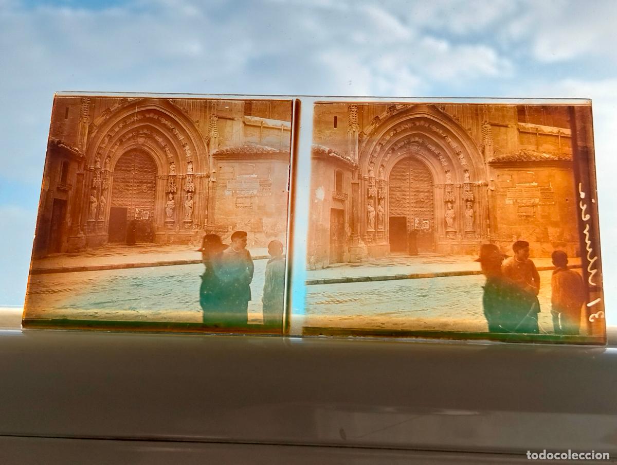 Fotograf&iacute;a antigua: MURCIA VISTA ESTEREOSCOPICA EN CRISTAL 5,8 X 13 CM