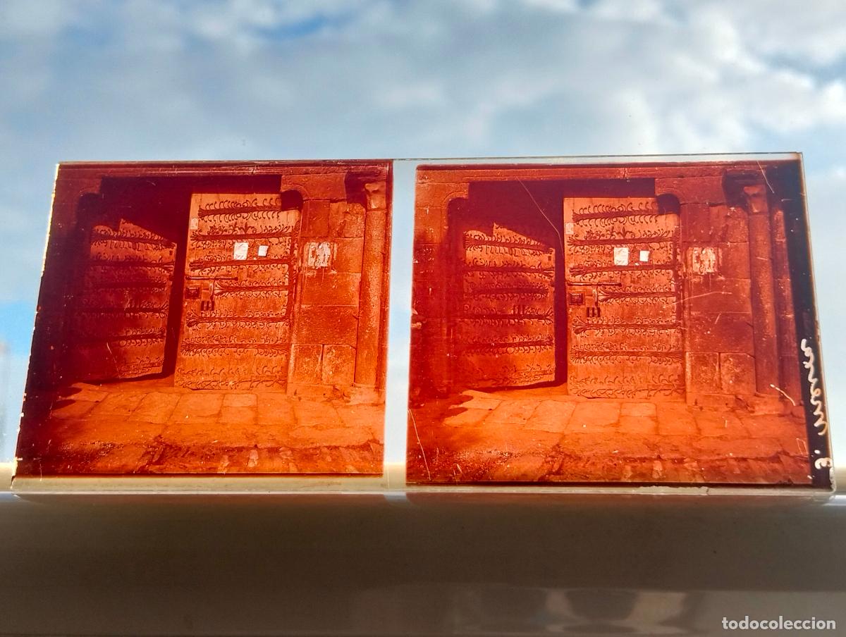 Fotograf&iacute;a antigua: MEIRA LUGO VISTA ESTEREOSCOPICA EN CRISTAL 5,8 X 13 CM