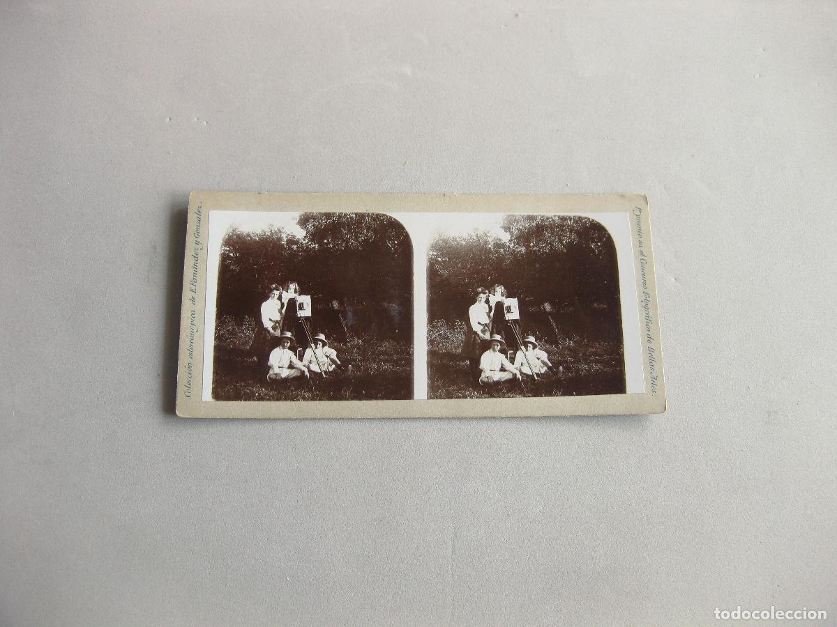 Fotograf&iacute;a antigua: FOTOGRAF&Iacute;A DE FAMILIA O NI&Ntilde;OS CON LA C&Aacute;MARA POSIBLEMENTE DEL FOT&Oacute;GRAFO E FERNANDEZ Y GONZ&Aacute;LEZ