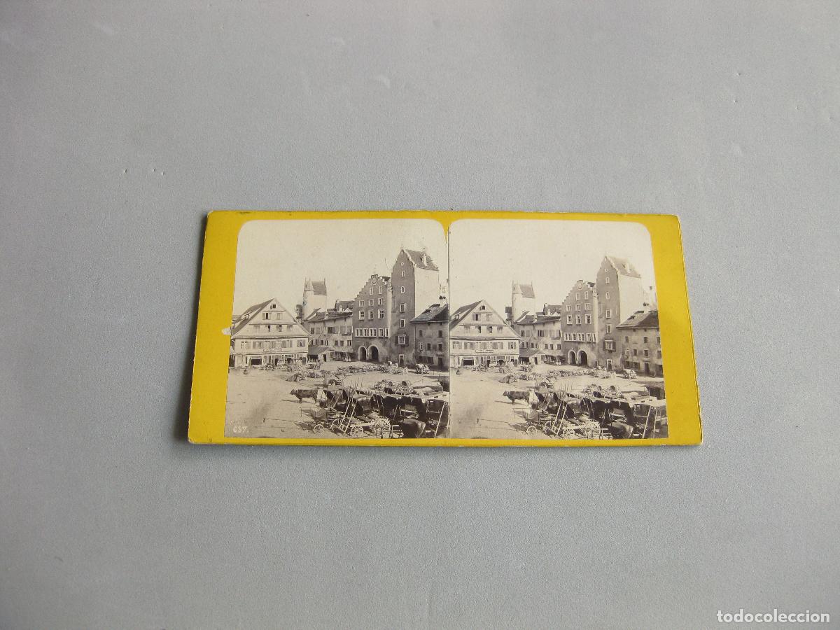 Fotograf&iacute;a antigua: FOTOGRAF&Iacute;A ESTEREOSC&Oacute;PICA DE SUIZA. SUISSE. CANTON DE SAINT GALL. A. C. PHOTOGRAPH