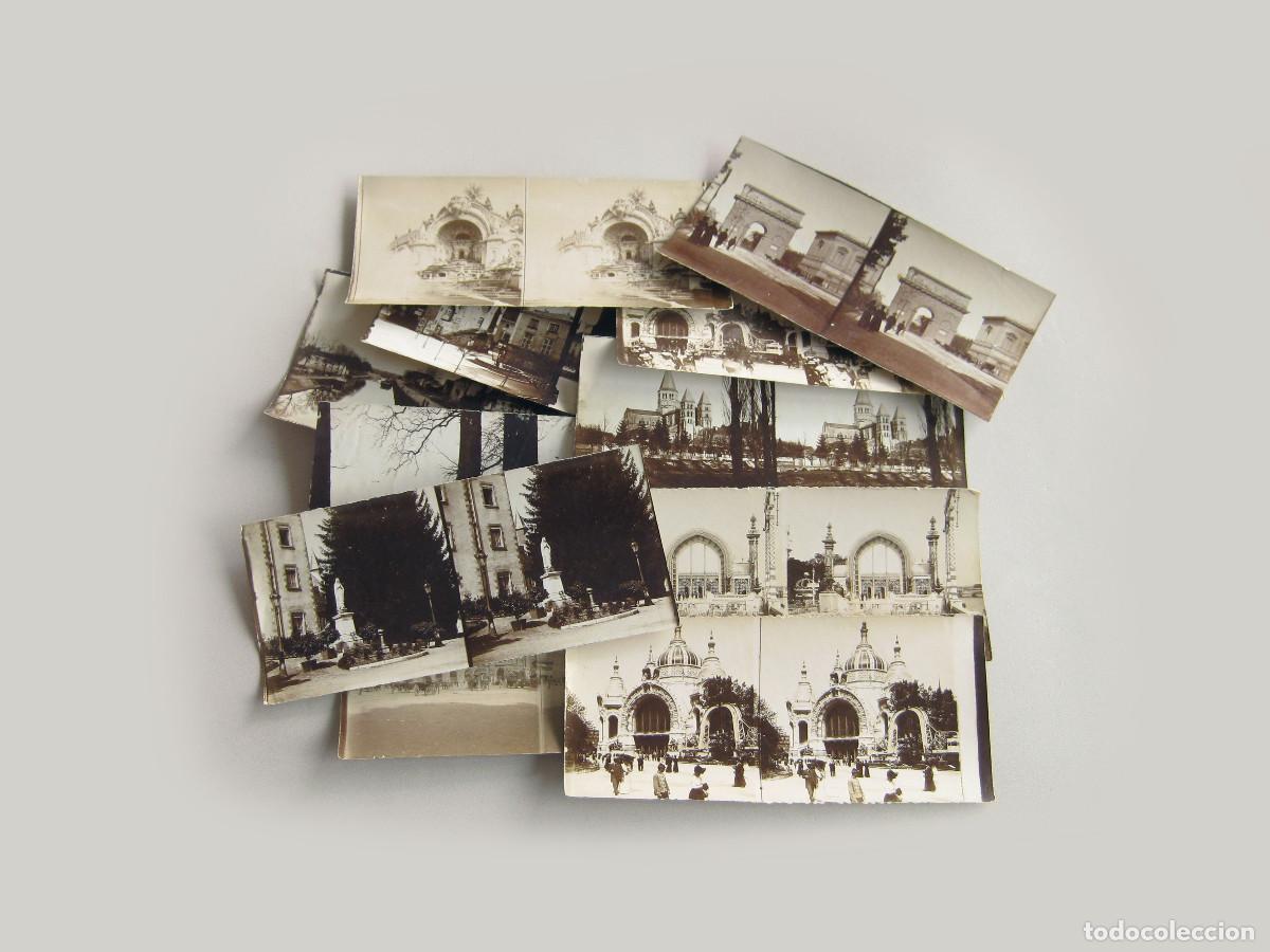 Fotograf&iacute;a antigua: LOTE DE 11 FOTOGRAF&Iacute;AS ESTEREOSC&Oacute;PICAS DE FRANCIA. PAR&Iacute;S, MONTPELLIER, PARAY LE MONIAL
