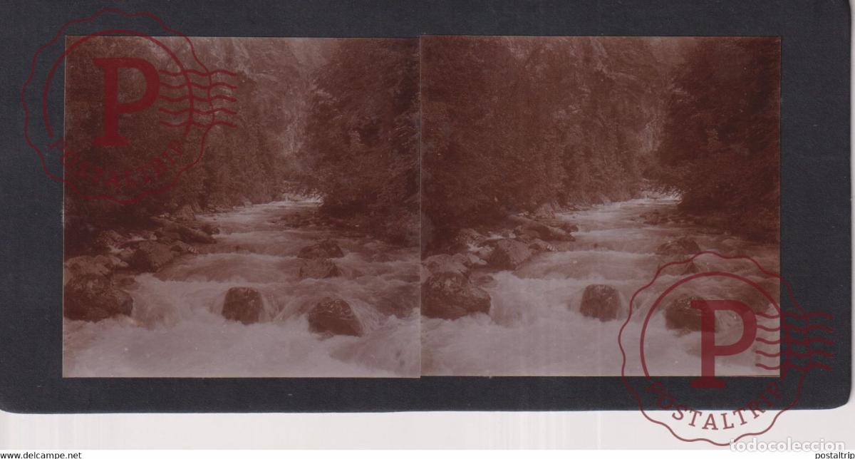 Photographie ancienne: BIOGE 74 Haute Savoie FRANCE +-17*9CM ESTEREOSCOPICA STEREOSCOPIC francestereo