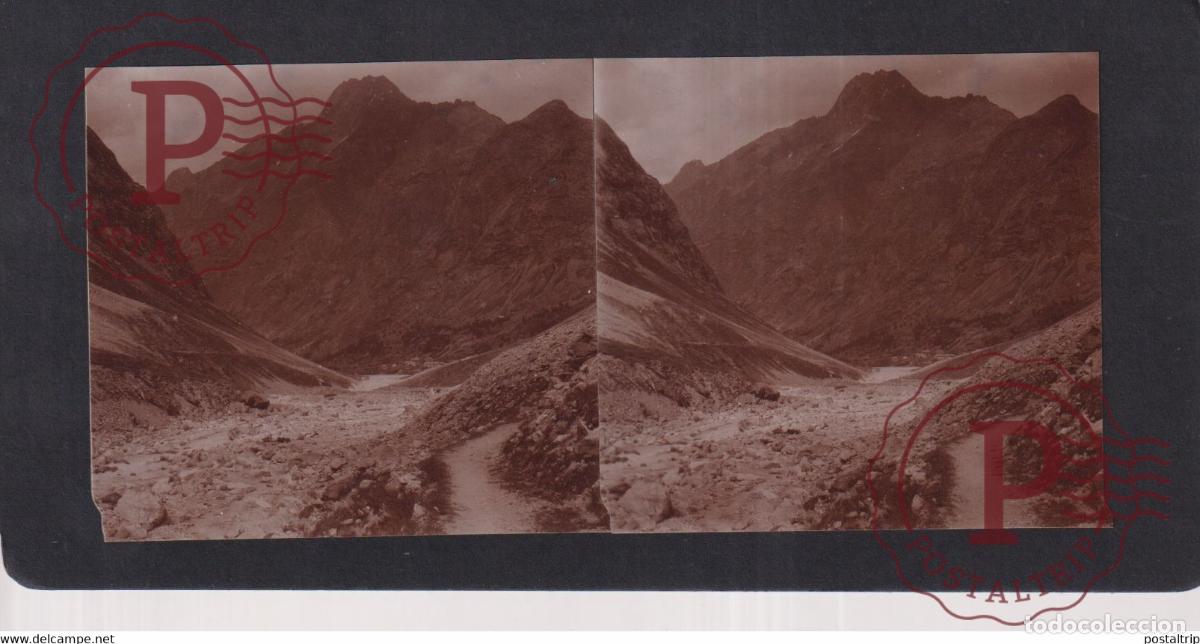 Photographie ancienne: la berarde dauphing Haute Savoie FRANCE +-17*9CM ESTEREOSCOPICA STEREOSCOPIC francestereo