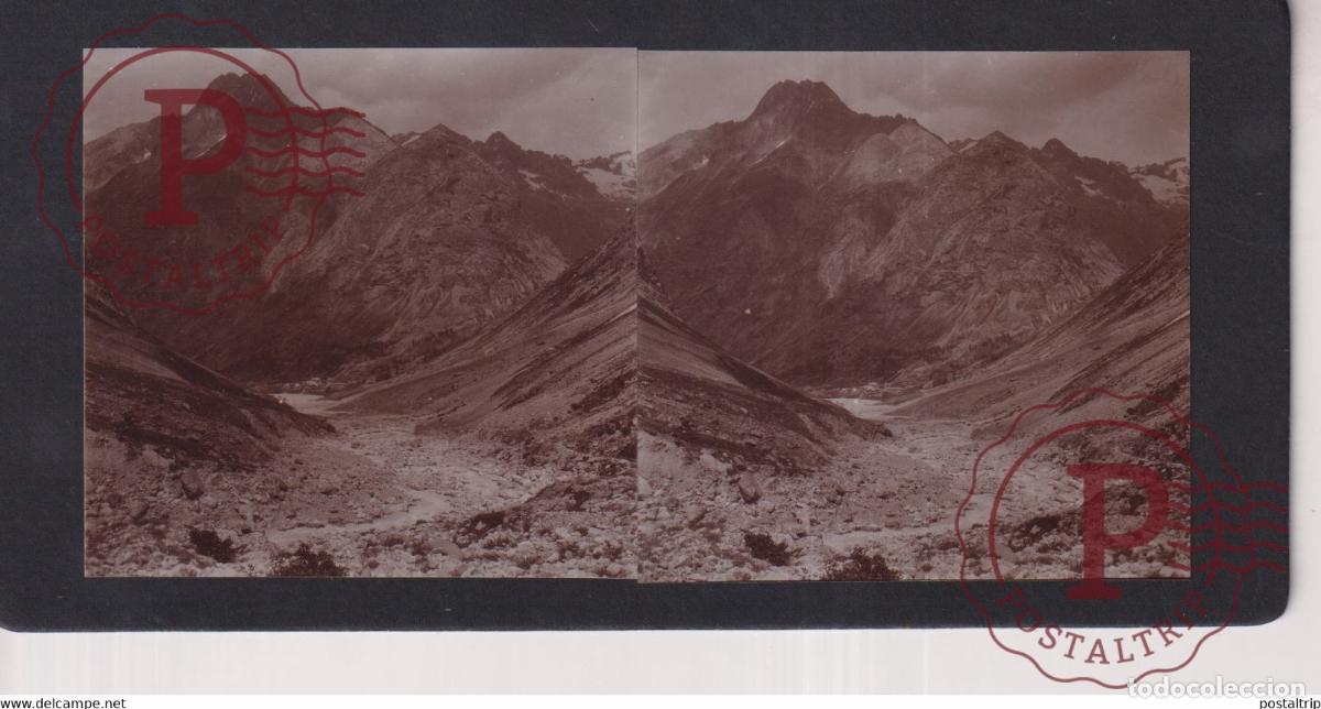 Antique Photography: VAL VENEON LA BERARDE DAUPHINY Savoie FRANCE +-17*9CM ESTEREOSCOPICA STEREOSCOPIC francestereo