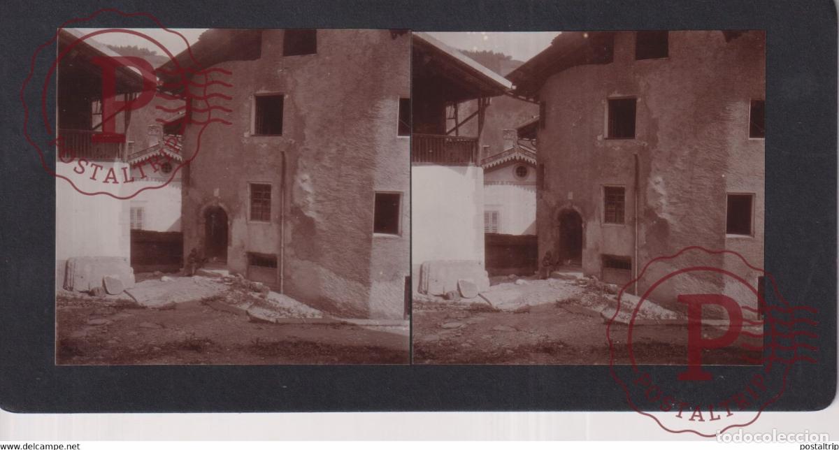 Antique Photography: 73 - BEAUFORT sur DORON Savoie +-17*9CM ESTEREOSCOPICA STEREOSCOPIC francestereo