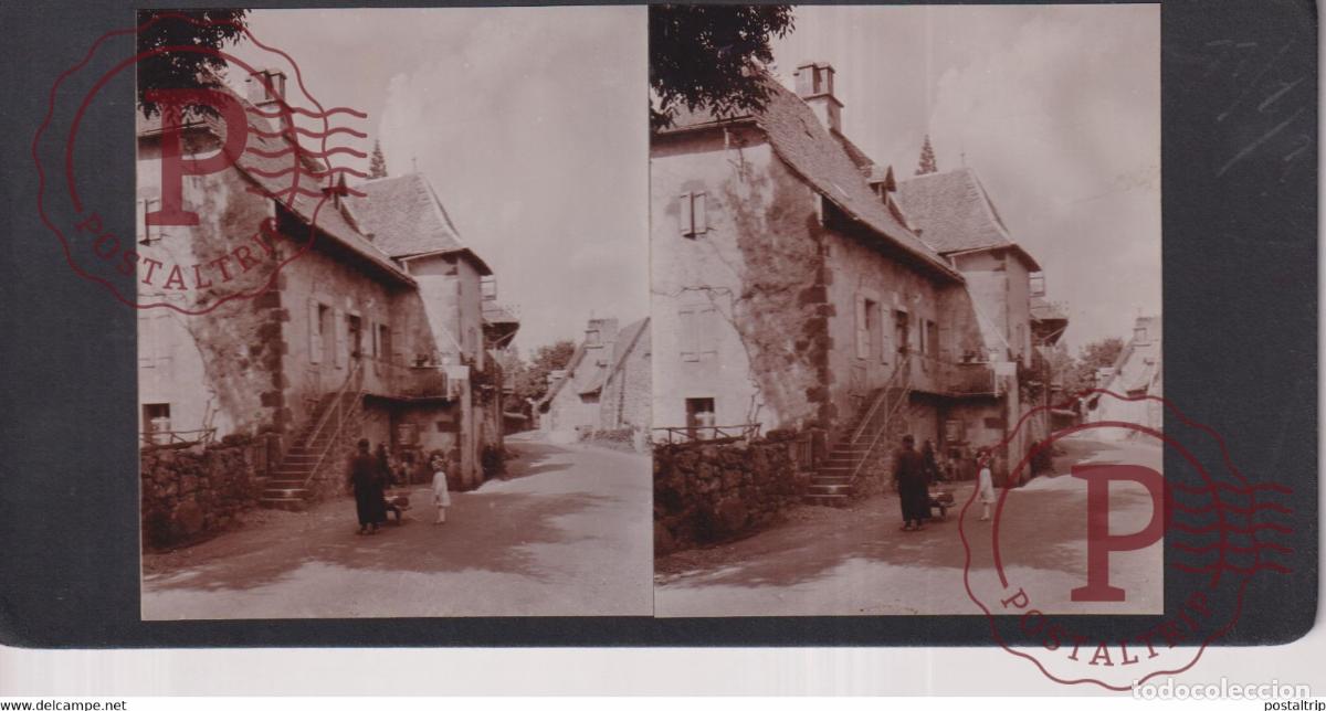 Antique Photography: AUVERGNE FRANCE +-17*9CM ESTEREOSCOPICA STEREOSCOPIC francestereo
