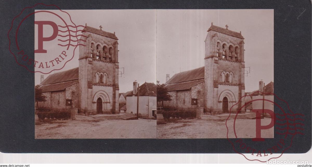 Antique Photography: ST MARTIN la MEANNE 19 Corr&egrave;ze Argentat DORDOGNE FRANCE +-17*9CM ESTEREOSCOPICA STEREOSCOPIC france