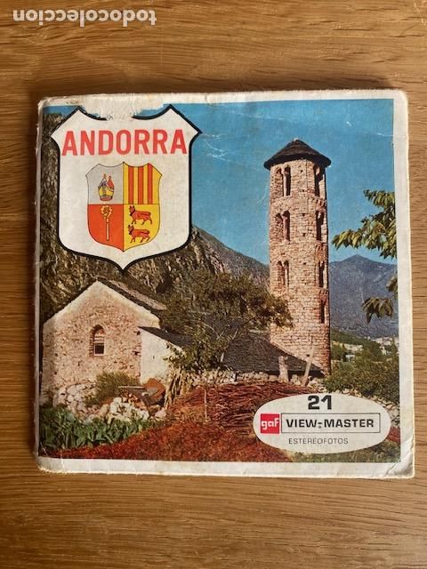 Fotograf&iacute;a antigua: Andorra. 21 vistas Estereofotos. View-Master.