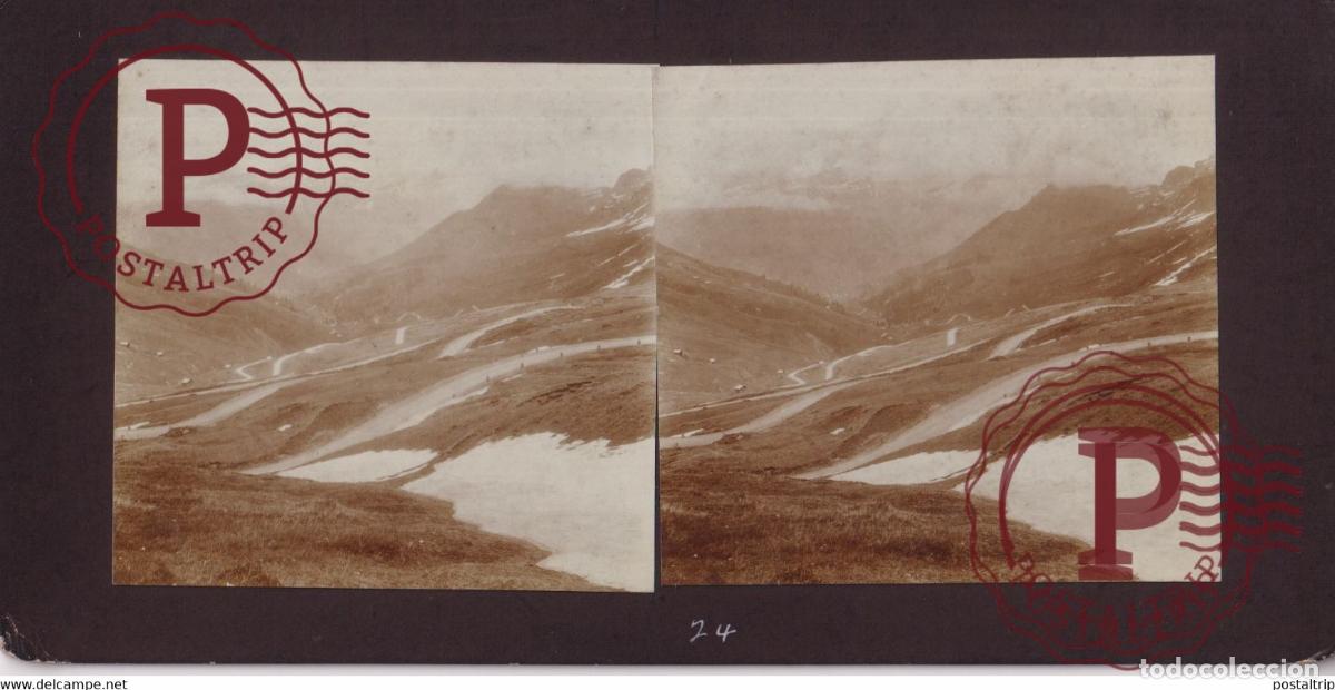 Fotografia antica: PORDOI PASS PORDOI ARABBA VENETO ITALY ITALIA +-17*9CM ESTEREOSCOPICA STEREOSCOPIC francestereo