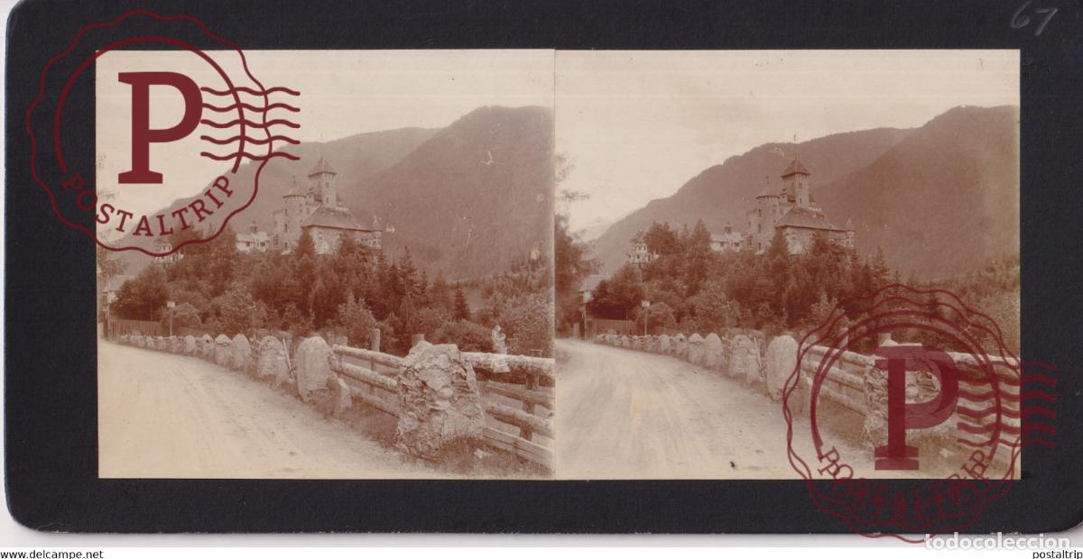 Fotografia antica: BRENNER FRANZENSFESTE &Ouml;sterreich AUSTRIA TIROL TYROL AUTRICHE +-17*9CM ESTEREOSCOPICA STEREOSCOPIC