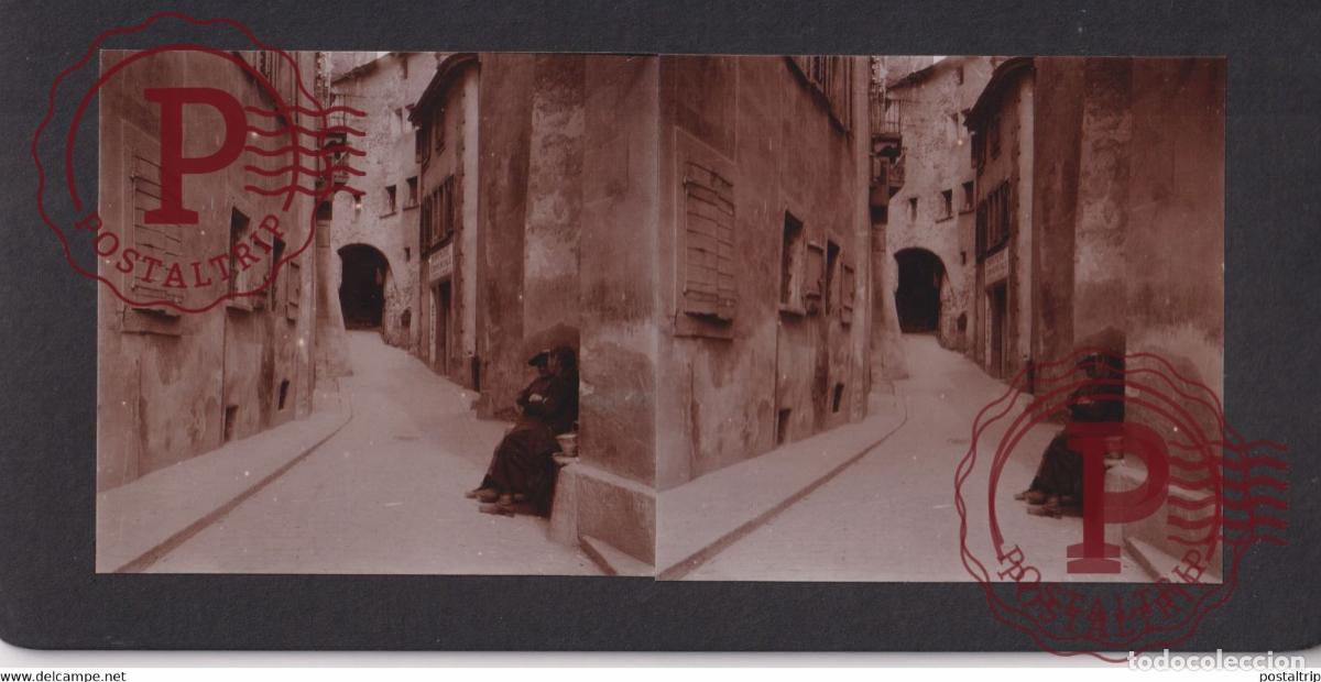 Fotografia antica: VS Valais SION SUISSE SUIZA SCHWEIZ switzerland +-17*9CM ESTEREOSCOPICA STEREOSCOPIC francestereo
