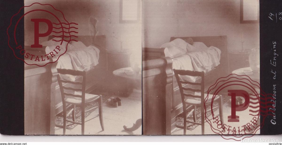 Fotograf&iacute;a antigua: ENGINS HOTEL FRANCE +-17*9CM ESTEREOSCOPICA STEREOSCOPIC francestereo