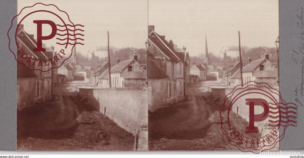 Alte Fotografie: 62 Pas de Calais FRANCE +-17*9CM ESTEREOSCOPICA STEREOSCOPIC francestereo