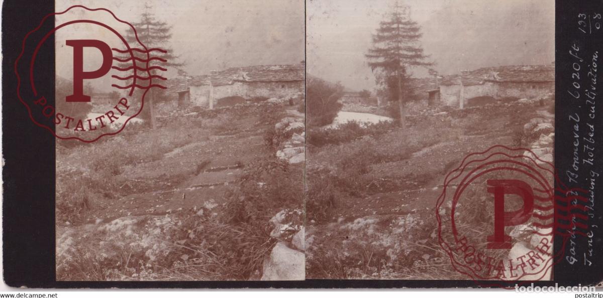 Fotograf&iacute;a antigua: 28 Eure et Loir Bonneval 1908 FRANCE +-17*9CM ESTEREOSCOPICA STEREOSCOPIC francestereo
