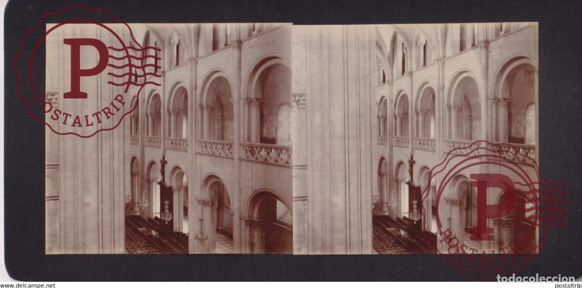 Fotograf&iacute;a antigua: 14] Calvados CAEN Abbaye aux Hommes +-17*9CM ESTEREOSCOPICA STEREOSCOPIC francestereo