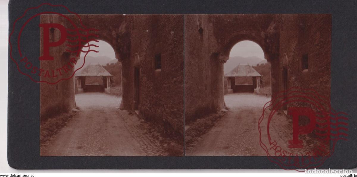 Fotograf&iacute;a antigua: Saint-Bertrand-de-Comminges 31] Haute Garonne BELVEDERE+-17*9CM ESTEREOSCOPICA STEREOSCOPIC francest