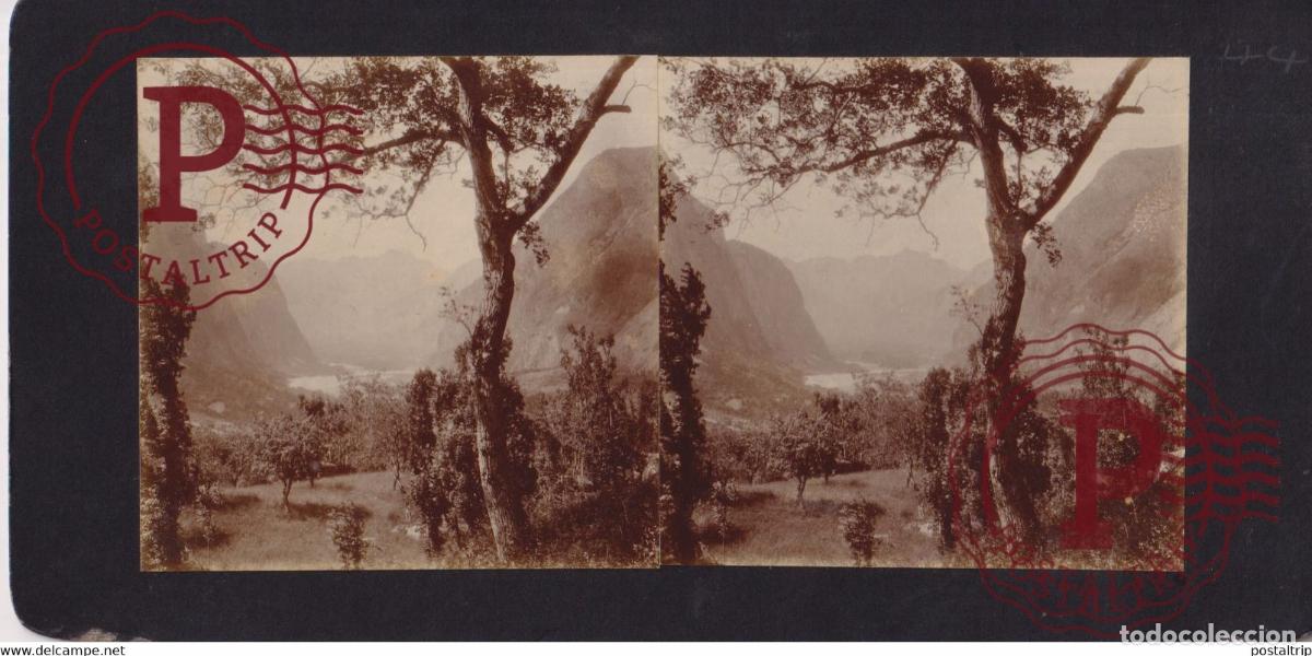 Alte Fotografie: VALLEE DU VENEON 38 Is&egrave;re +-17*9CM ESTEREOSCOPICA STEREOSCOPIC francestereo