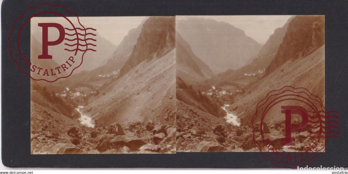Alte Fotografie: PYRENEES FRANCE +-17*9CM ESTEREOSCOPICA STEREOSCOPIC francestereo