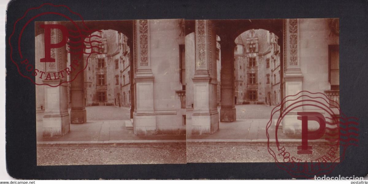 Fotografia antica: PAU CHATEAU 64 Pyr&eacute;n&eacute;es-Atlantiques FRANCE +-17*9CM ESTEREOSCOPICA STEREOSCOPIC francestereo