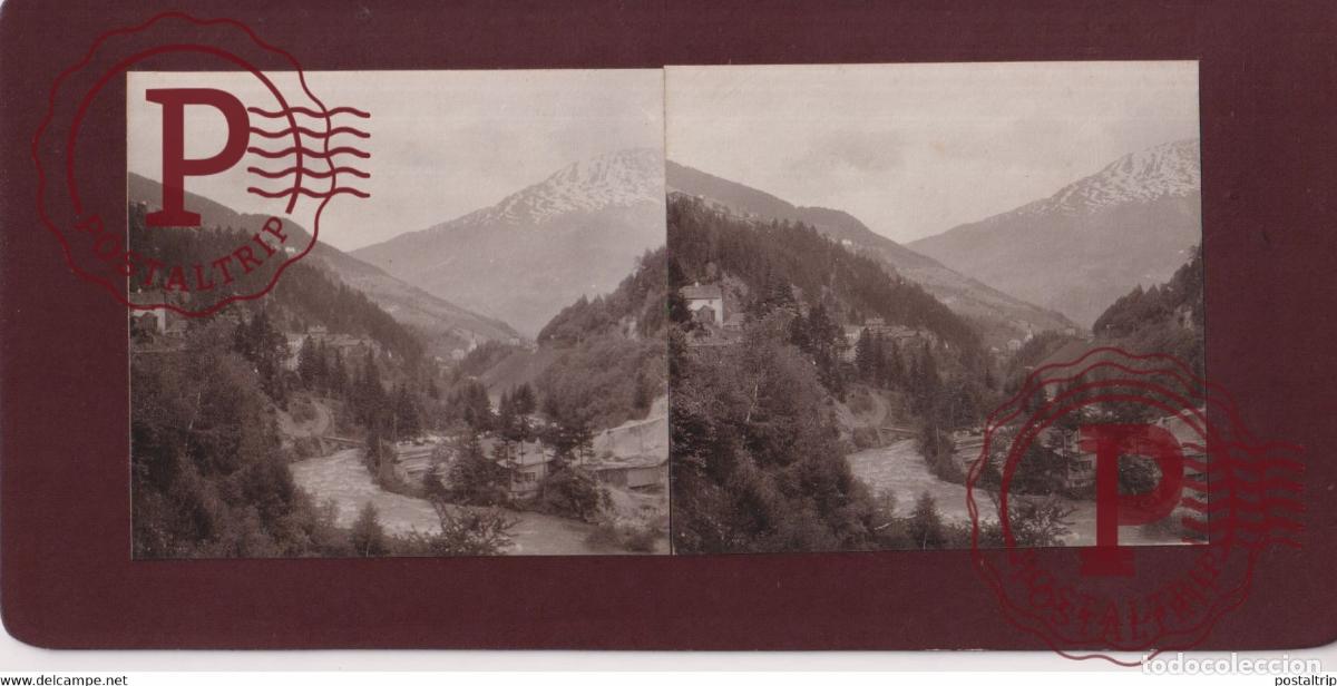 Fotografia antica: Tirol St. Anton am Arlberg AUSTRIA ZWITSERLAND AUSTRICHE +-17*9CM ESTEREOSCOPICA STEREOSCOPIC fra