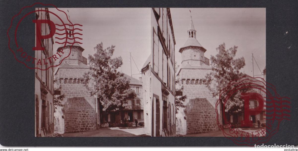 Fotograf&iacute;a antigua: 63 PUY DE DOME - BESSE EN CHANDESSE FRANCE +-17*9CM ESTEREOSCOPICA STEREOSCOPIC francestereo