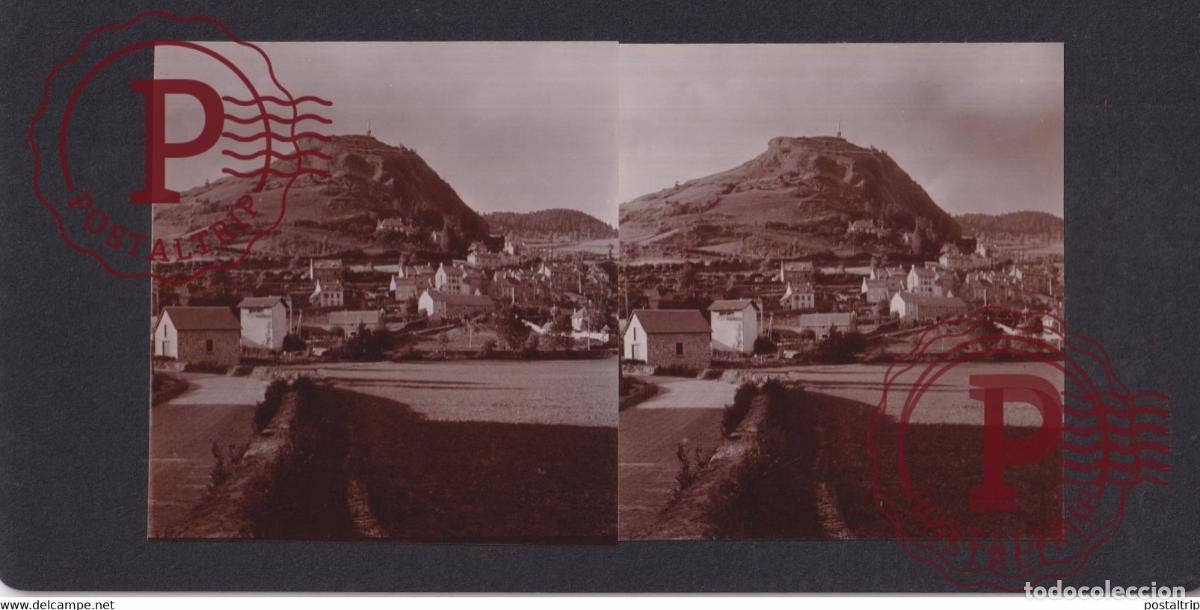 Fotograf&iacute;a antigua: MURAT RUE CONDAT 15 Cantal FRANCE +-17*9CM ESTEREOSCOPICA STEREOSCOPIC francestereo