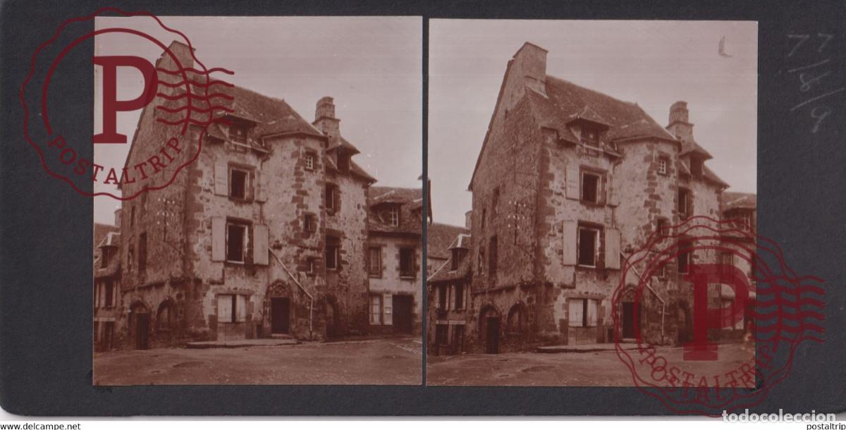 Fotograf&iacute;a antigua: PUY DE DOME - BESSE EN CHANDESSE 63 1935 FRANCE +-17*9CM ESTEREOSCOPICA STEREOSCOPIC francestereo