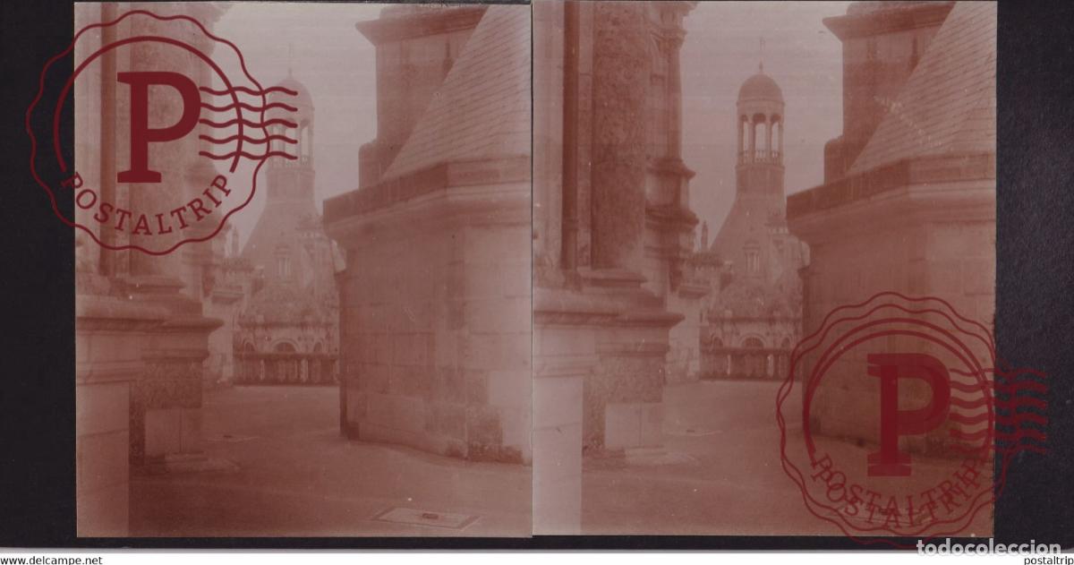 Alte Fotografie: CHATEAU CHAMBORD 41] Loir et Cher FRANCE +-17*9CM ESTEREOSCOPICA STEREOSCOPIC francestereo