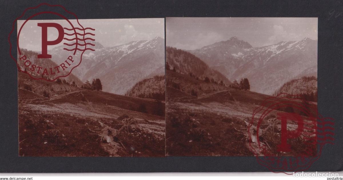 Fotografia antiga: 05 Hautes Alpes VALLEE DU GUIL ALP MEDILLE FRANCE +-17*9CM ESTEREOSCOPICA STEREOSCOPIC francestereo