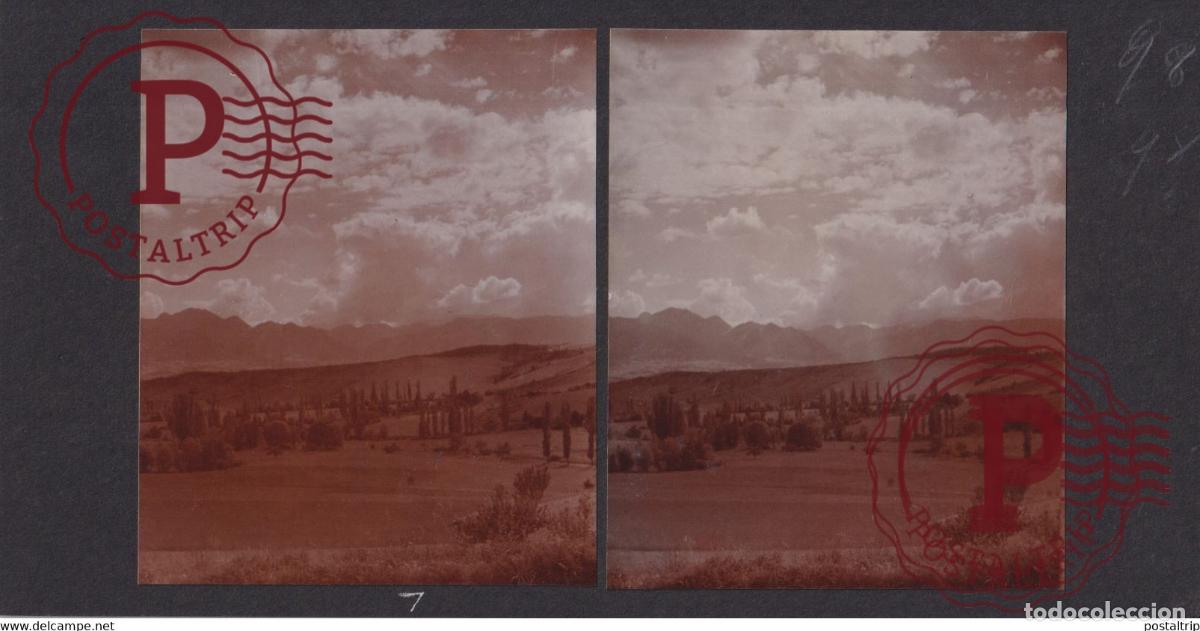 Fotograf&iacute;a antigua: LA PIERRE PLANTEE CEVENNES FRANCE +-17*9CM ESTEREOSCOPICA STEREOSCOPIC francestereo