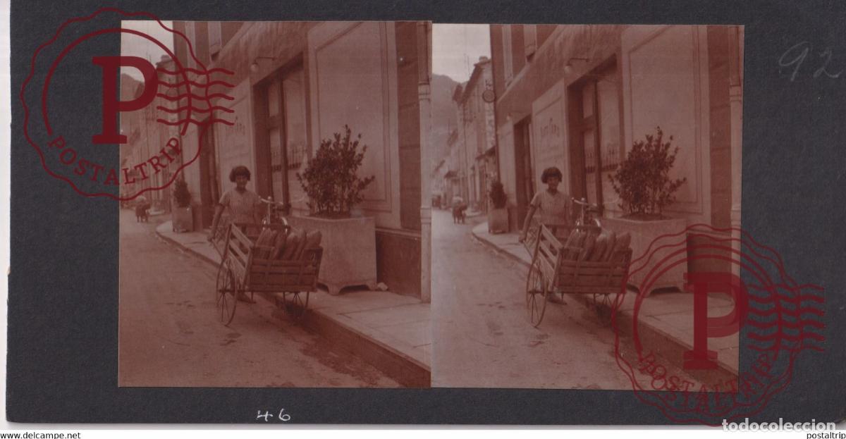 Alte Fotografie: 26 DROME CHATILLON en DIOIS PAIN VERCORS +-17*9CM ESTEREOSCOPICA STEREOSCOPIC francestereo
