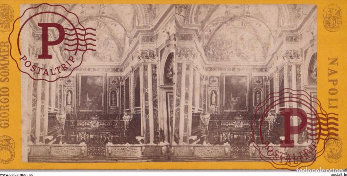 Fotograf&iacute;a antigua: Giorgio Sommer Napoli Italia Italy Italie +-17.5*8.5CM ESTEREOSCOPICA STEREOSCOPIC