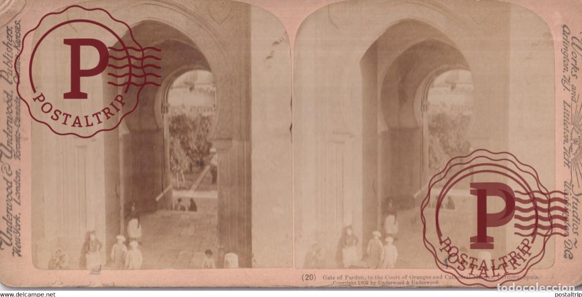 Fotograf&iacute;a antigua: ESPA&Ntilde;A. CORDOBA. PUERTA DEL PERDON.