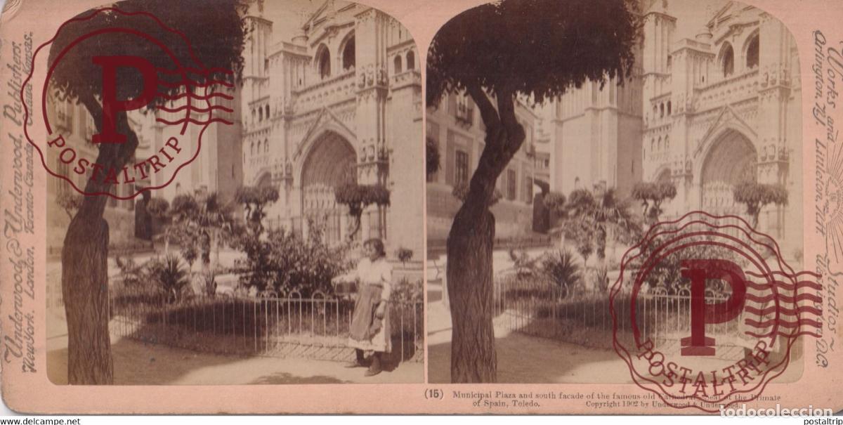 Fotograf&iacute;a antigua: ESPA&Ntilde;A. TOLEDO. CATEDRAL. ESTEREOSCOPICA STEREOSCOPIC