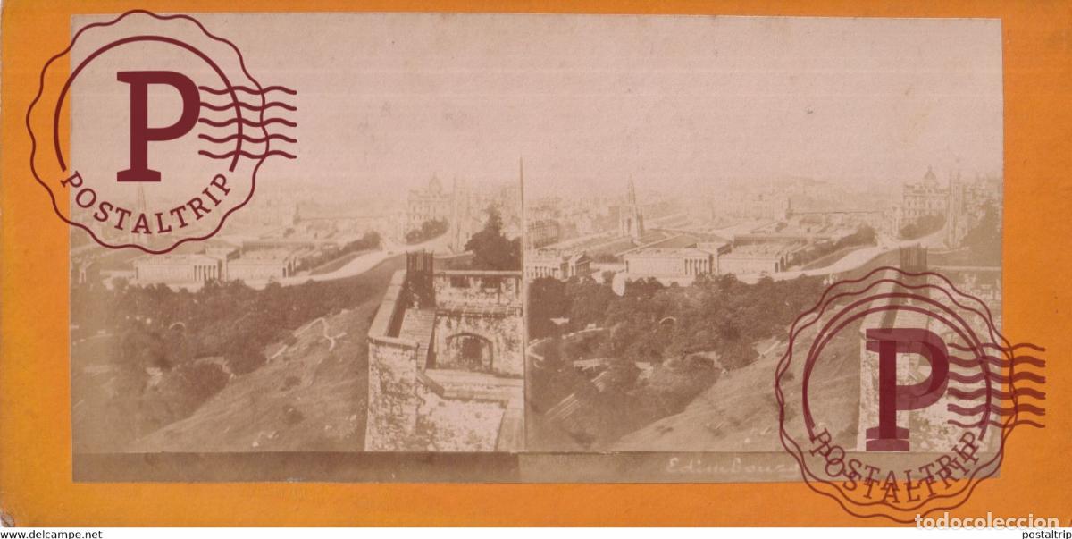 Fotograf&iacute;a antigua: Ville dEcosse dernose Glasgow U.K. Reino Unido +-17.5*8.5CM ESTEREOSCOPICA STEREOSCOPIC