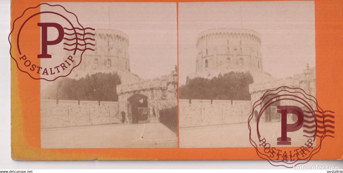 Fotograf&iacute;a antigua: Situe dans le Berkhire U.K. Reino Unido +-17.5*8.5CM ESTEREOSCOPICA STEREOSCOPIC