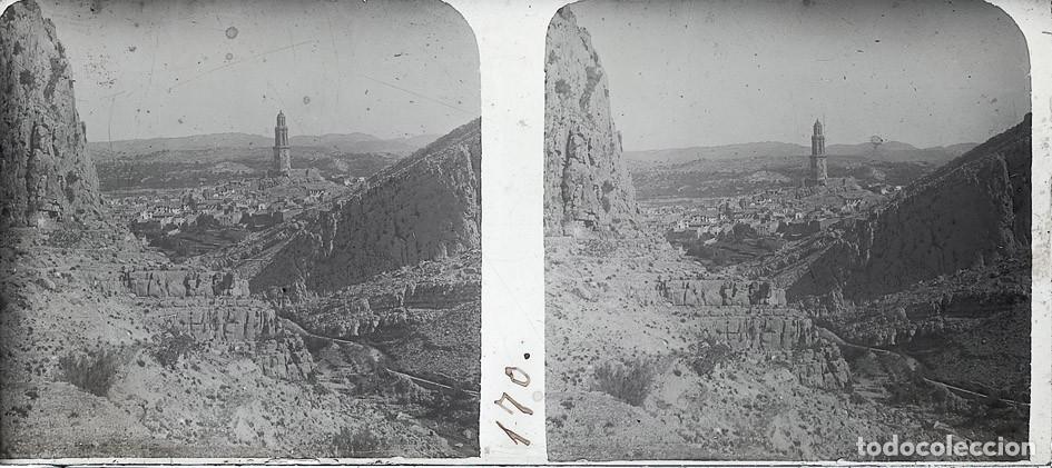 Fotograf&iacute;a antigua: JERICA CASTELLON ESTEROSCOPICA DE CRISTAL 6 X 13 cm.