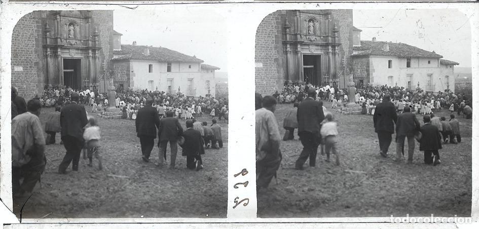 Fotograf&iacute;a antigua: JERICA CASTELLON ESTEROSCOPICA DE CRISTAL 6 X 13 cm.
