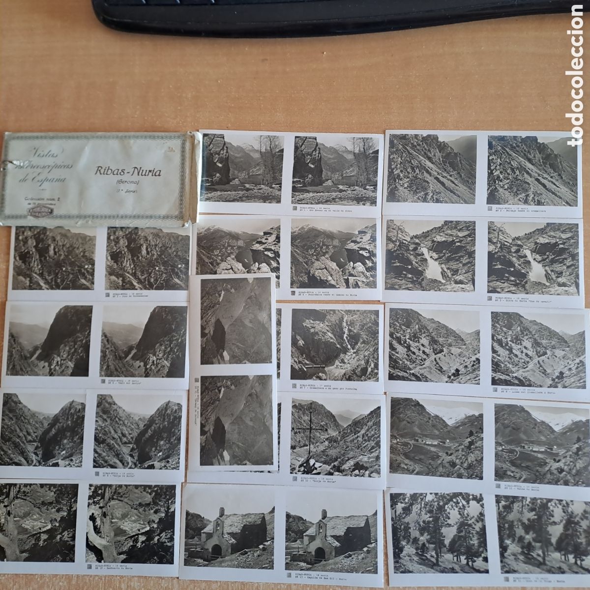 Fotograf&iacute;a antigua: RIBAS - N&Uacute;RIA 15 VISTAS ESTEREOSC&Oacute;PICAS, COLECCION 2, SERIE 1&ordf;.