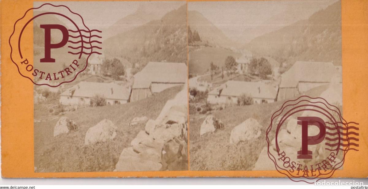 Fotograf&iacute;a antigua: +-17.5*8.5CM ESTEREOSCOPICA STEREOSCOPIC