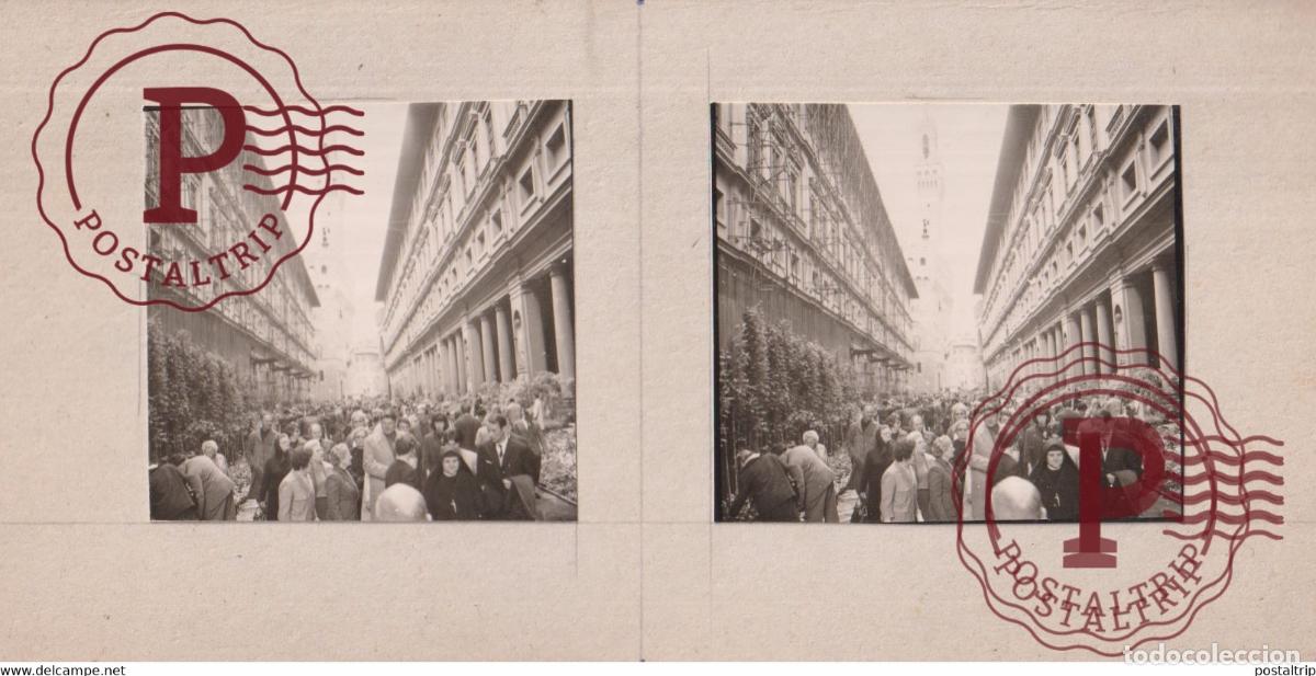 Alte Fotografie: ITALY ITALIA VALENCE +-17.5*8.5CM ESTEREOSCOPICA STEREOSCOPIC