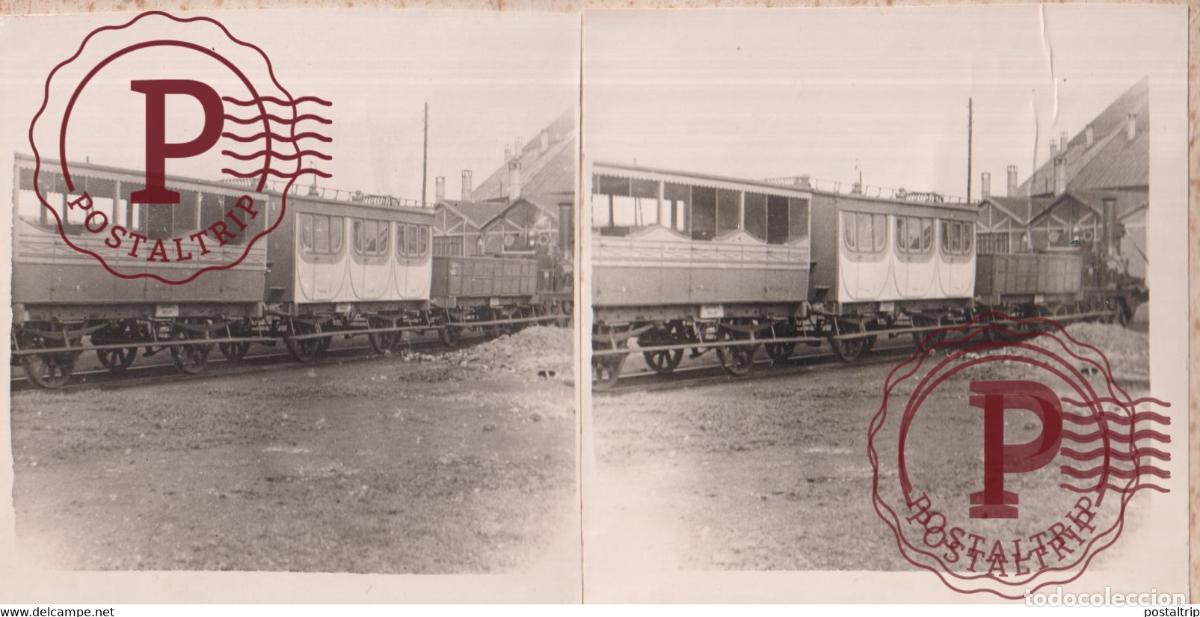 Alte Fotografie: 2 STERIOS ON 1 CARD +-17.5*8.5CM ESTEREOSCOPICA STEREOSCOPIC