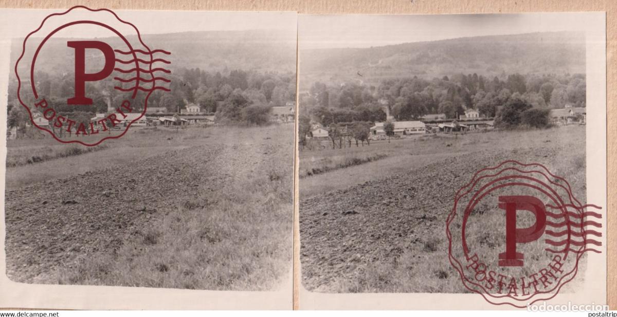 Alte Fotografie: 2 STERIOS ON 1 CARD +-17.5*8.5CM ESTEREOSCOPICA STEREOSCOPIC