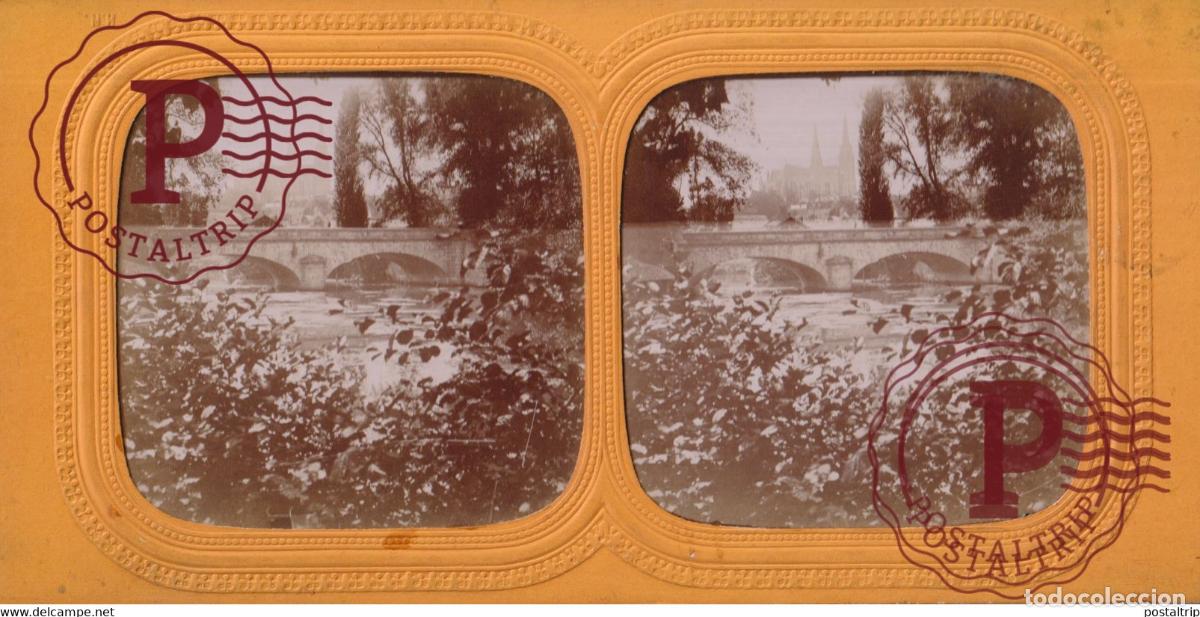 Fotograf&iacute;a antigua: STEREO France +-17.5*8.5CM ESTEREOSCOPICA STEREOSCOPIC