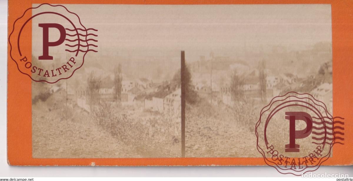 Fotograf&iacute;a antigua: PANORAMA LOUISBOURG +-17.5*8.5CM ESTEREOSCOPICA STEREOSCOPIC